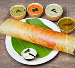 Onion masala dosa