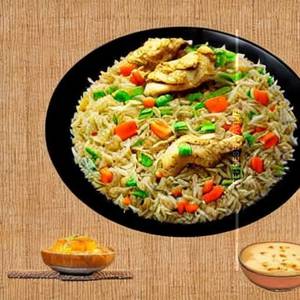 Egg Chicken Fried Rice & Boneless Chilly Chicken