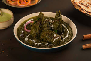 Bhuna Mutton Saag Wala