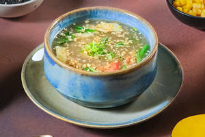 Veg Burnt Garlic Soup
