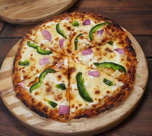 8" Onion And Capsicum Cheese Pizza