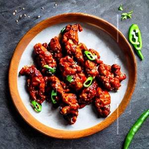 Boneless Chilli Chicken(HALF)