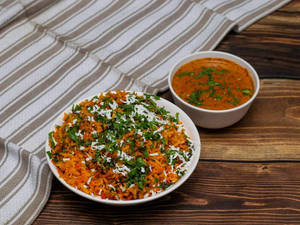 Veg. Biryani With Gravy