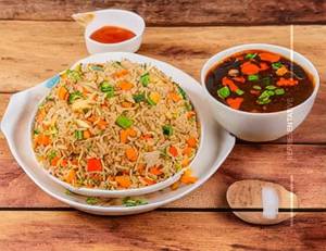 Chicken Triple Fried Rice