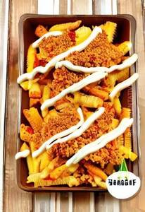 Loaded chicken fries