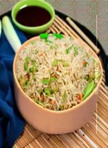 Onion Chilli Fried Rice