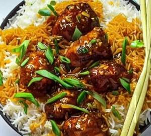 Chicken Manchurian Rice