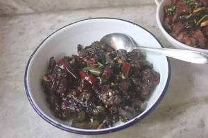 Mutton Chilly Fry
