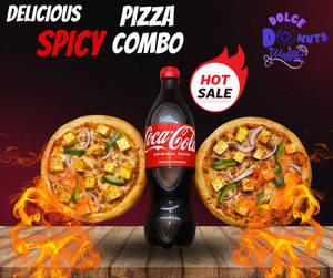 2 Paneer Pizza With 750ml Cold Drink