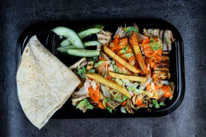 Mexican Chicken Shawarma Plate