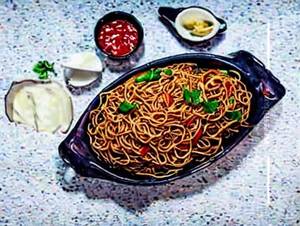 Schezwan noodles