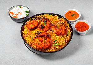 Prawns biryani