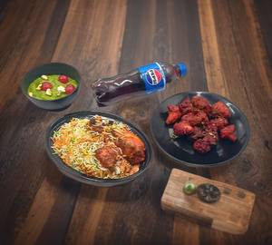 Chicken tandoori biryani combo 1
