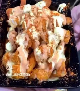 Crispy Pops With Loaded Fries