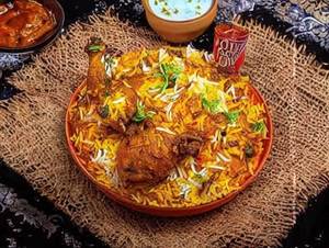 Chicken Dum Biryani Half