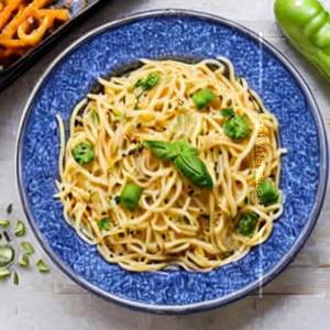 Veg Spaghetti Alfredo Pasta