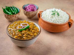 Chole With Rice Combo