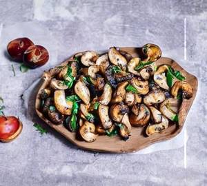 Mushroom Pepper Fry