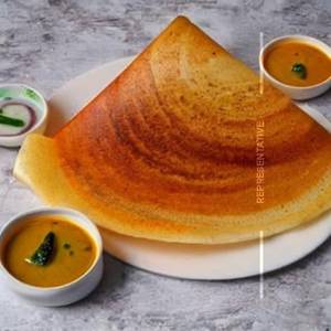 Open Butter Masala Dosa