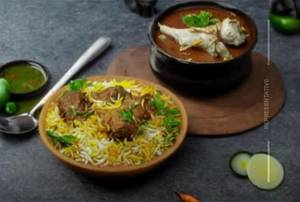 Mutton Biriyani (Half)