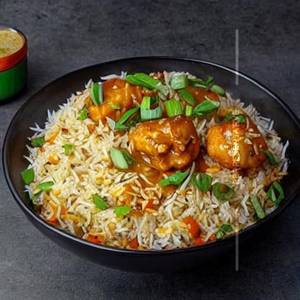 Chicken Manchurian Fried Rice