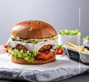 Mexican chicken burger       