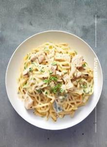 Chicken Spaghetti Alfredo Pasta