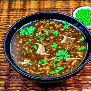 Mutton Manchow Soup
