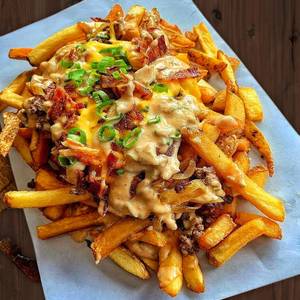 Baked Cheese Loaded Fries