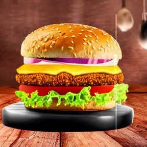 Popular Veg Patty Burger