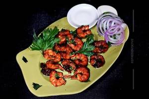 Prawns Green Roast