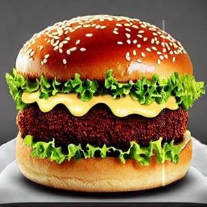 Nirvins King Crunchy Burger