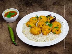Kadhi Pakoda Chawal