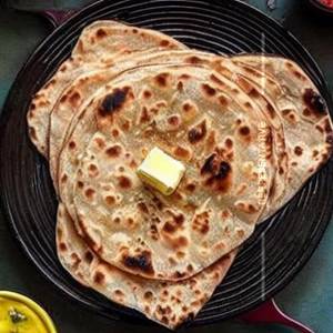 Butter paratha                                                                                                                             