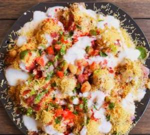 Masala Dahi Nimki Chaat (One Plate)