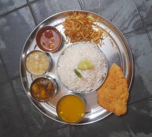 Special veg rice thali ( 1plate )