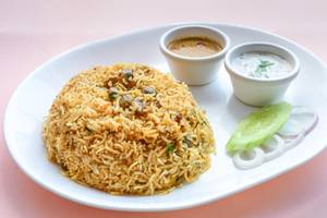 Mushroom biryani                                            