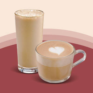 Hot Cappuccino [Regular] + Cold Coffee [Regular]