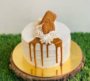 Biscoff Vanilla Cake - 350 Gms