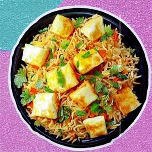Crispy Fried Paneer Rice