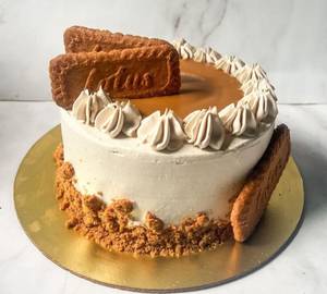 Biscoff Vanilla Cake - 500 Gms