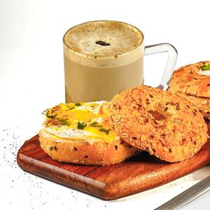Egg Cheese Bagel & Hot Coffee Combo