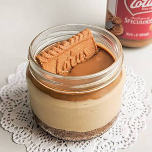 Lotus Biscoff Cheesecake Jar