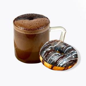 Hot Chocolate With Donut