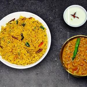 Half Pack Tiffin - Dal Rice