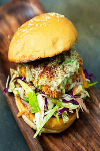 Crunchy Paneer Burger