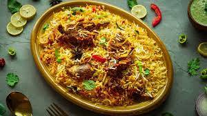 Mutton Biryani With Mutton Chap