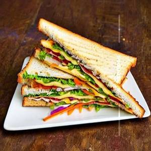 Vegetable Club Sandwich