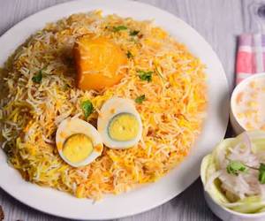 Egg biryani