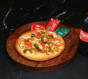 Maxican Delight Pizza With Coke (250ml)